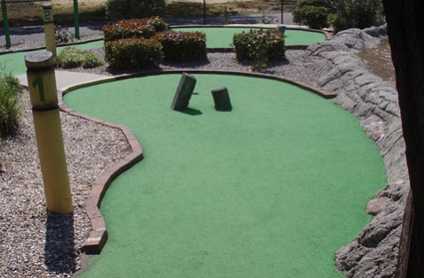 Minigolf with golf rules