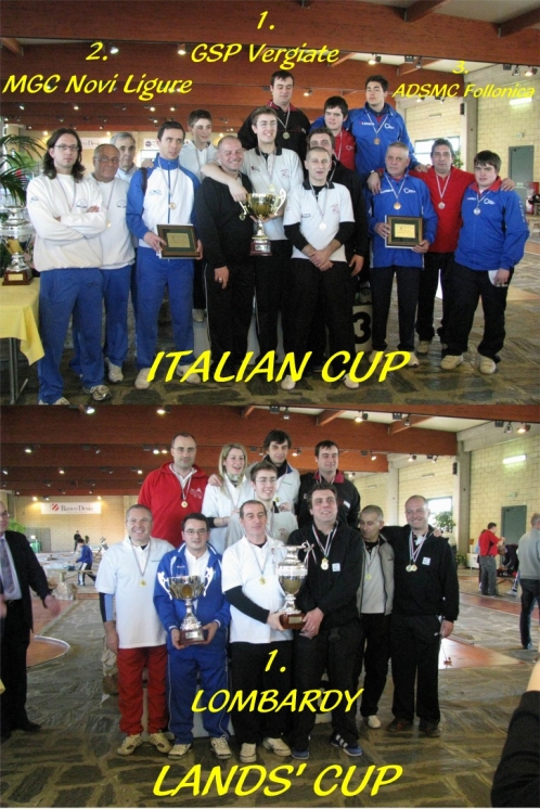 Home Victories and course records in Vedano at Italian Cup/Lands