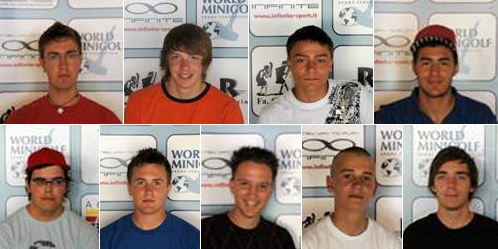 Minigolf Dream Team 2010, junior boys