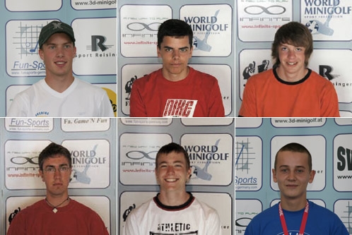 Minigolf Dream Team 2009, juniors
